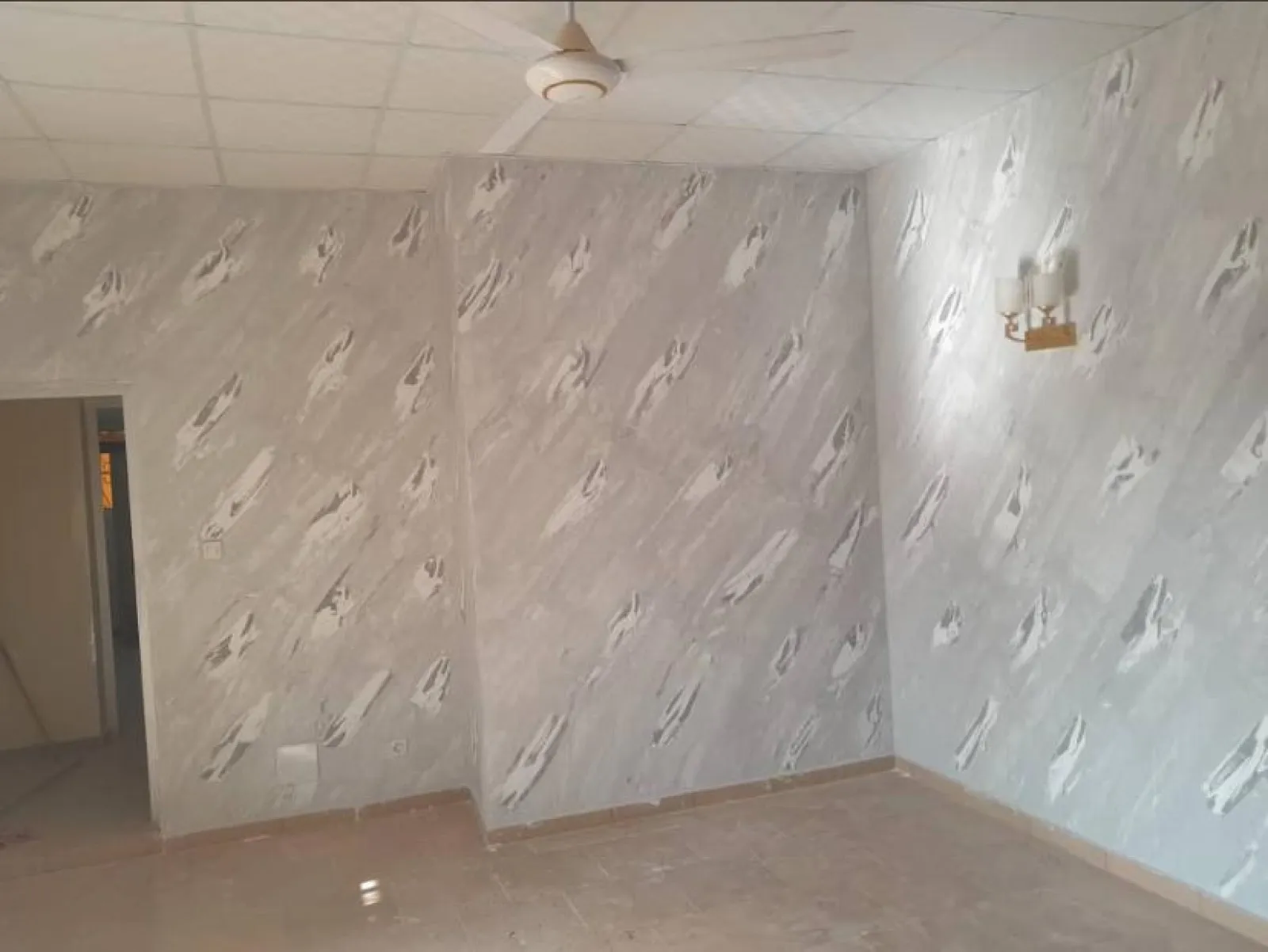 Décoration effet marbré